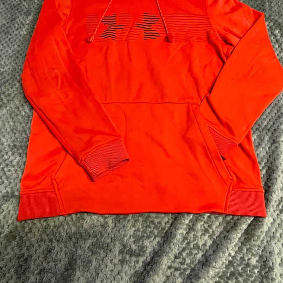 Under Armour Women Sz M Cold Gear Graphic Logo Hoodie Pullover S907-200 - Picture 5 of 7